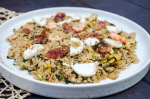 Best Chicken Shrimp and Sausage Jambalaya Recipe: Timing